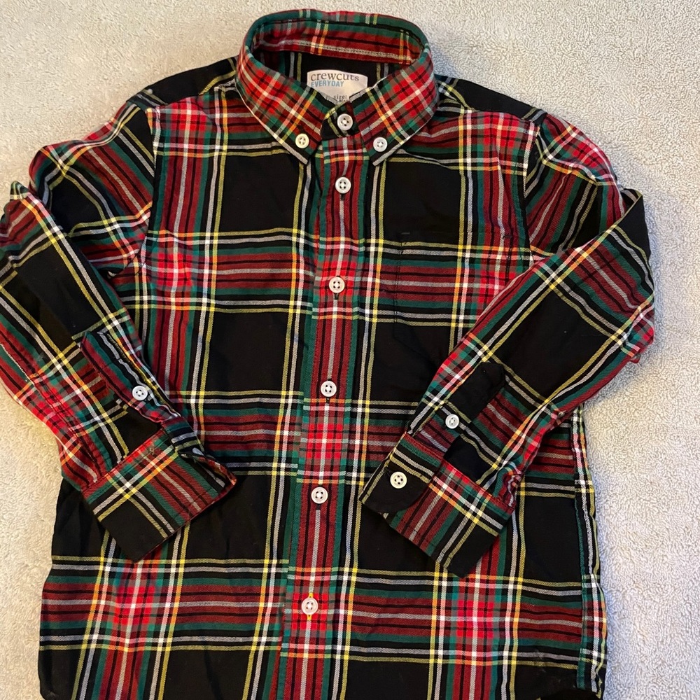 Crew Cuts Toddler Tartan Button Up